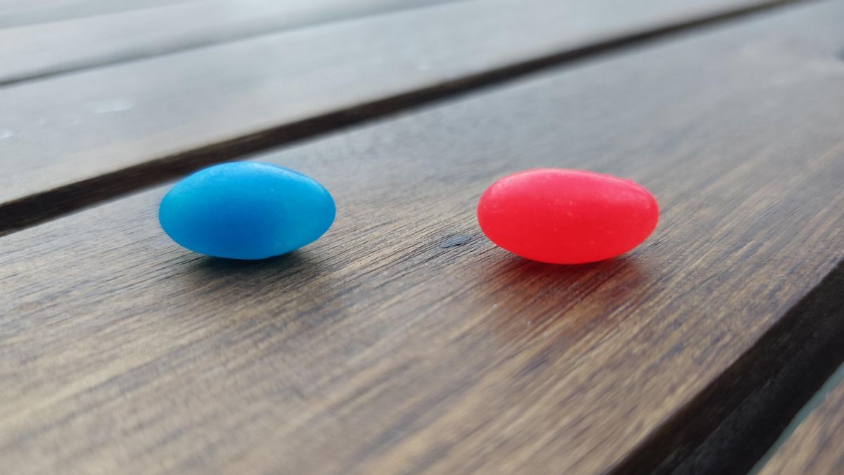 ¿La azul o la roja? ¿Cuál eliges?