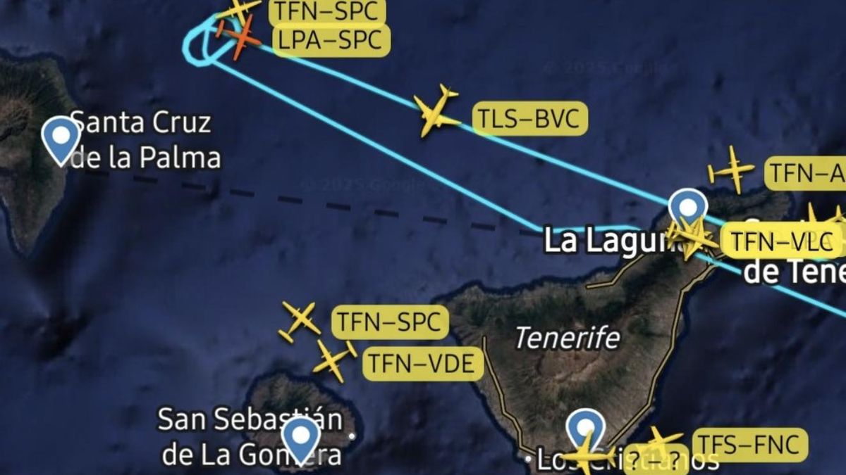 Varios vuelos abortan su aterrizaje en Canarias por "turbulencias severas"