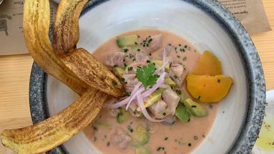 Ceviche de lenguado