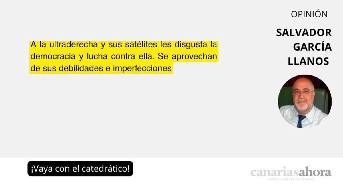 ¡Vaya con el catedrático!