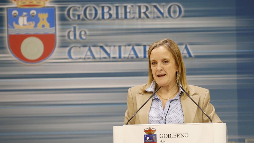 Archivo - La consejera de Presidencia del Gobierno de Cantabria, Isabel Urrutia.-ARCHIVO