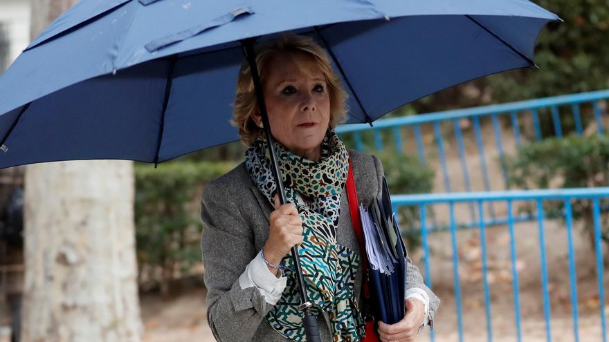 La expresidenta madrileña y exdirigente del PP de Madrid Esperanza Aguirre. EFE/Chema Moya/Archivo