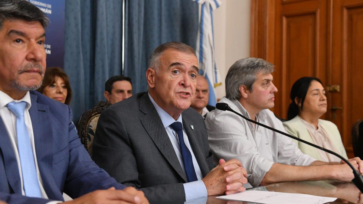 Osvaldo Jaldo, gobernador de Tucumán.