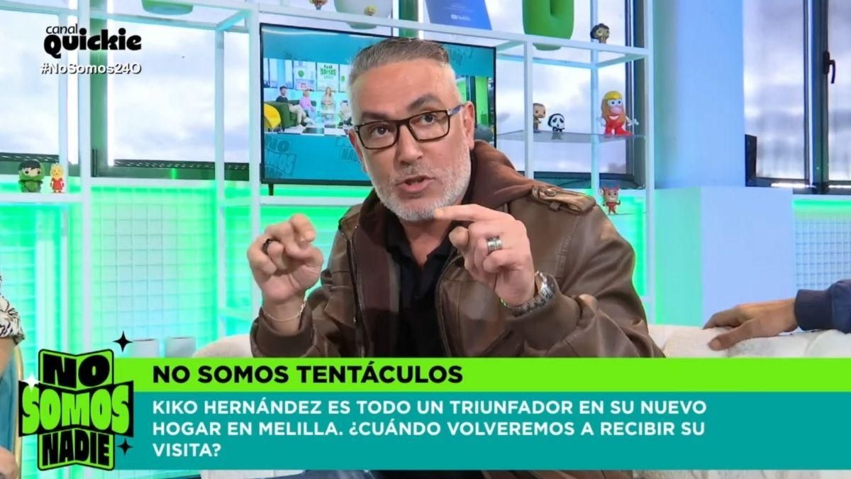 Kiko Hernández irrumpe en 'No somos nadie', insinúa a Carlota Corredera que volverá y aclara el motivo de su ausencia
