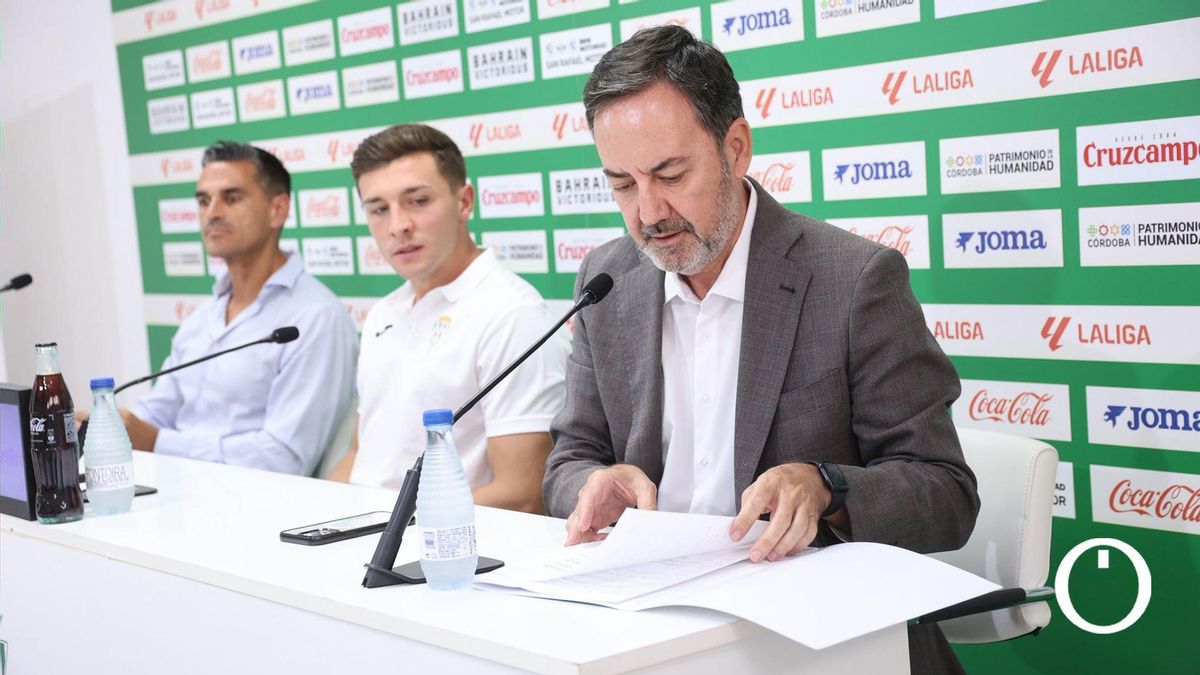 Antonio Fernández Monterrubio en sala de prensa