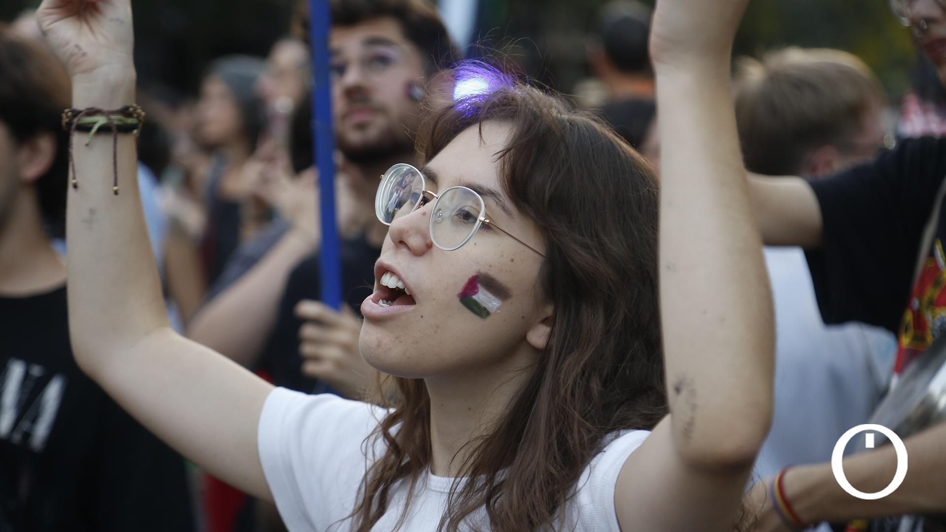 Las imágenes de la masiva manifestación en Córdoba por Palestina