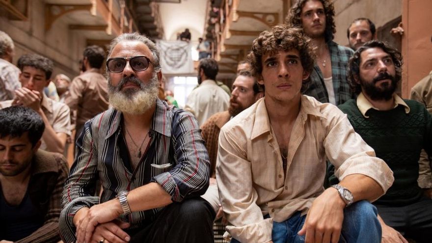 Javier Gutiérrez y Miguel Herrán en 'Modelo 77'