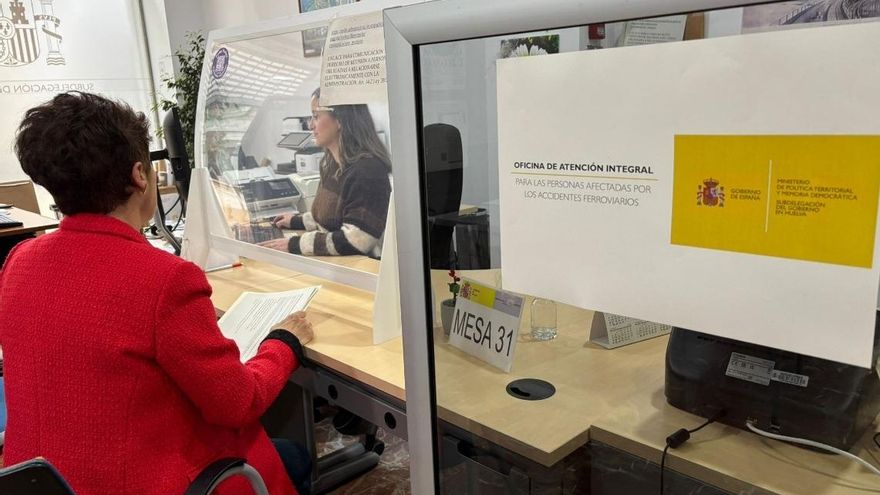 Oficina de atención integral en Huelva a los afectados y familiares de las victimas del accidente de Adamuz.