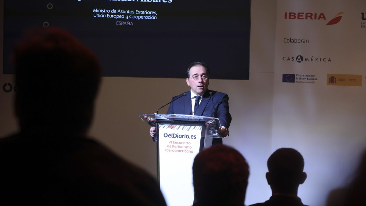 Clausura José Manuel Albares, ministro de Asuntos Exteriores, Unión Europea y Cooperación