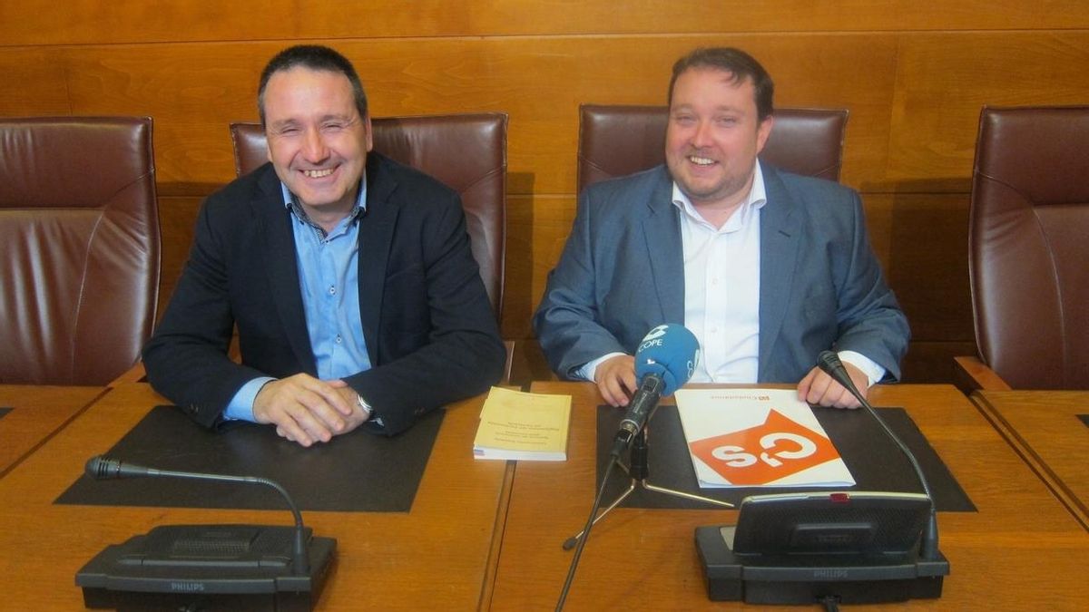 Rubén Gómez y José Ramón Carrancio, en rueda de prensa.