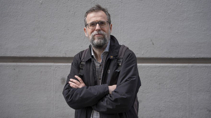 David Fernández, esta semana, en Madrid.