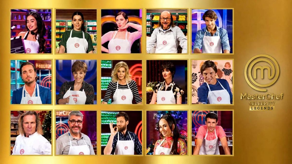 Los 15 concursantes de 'MasterChef Celebrity Legends'