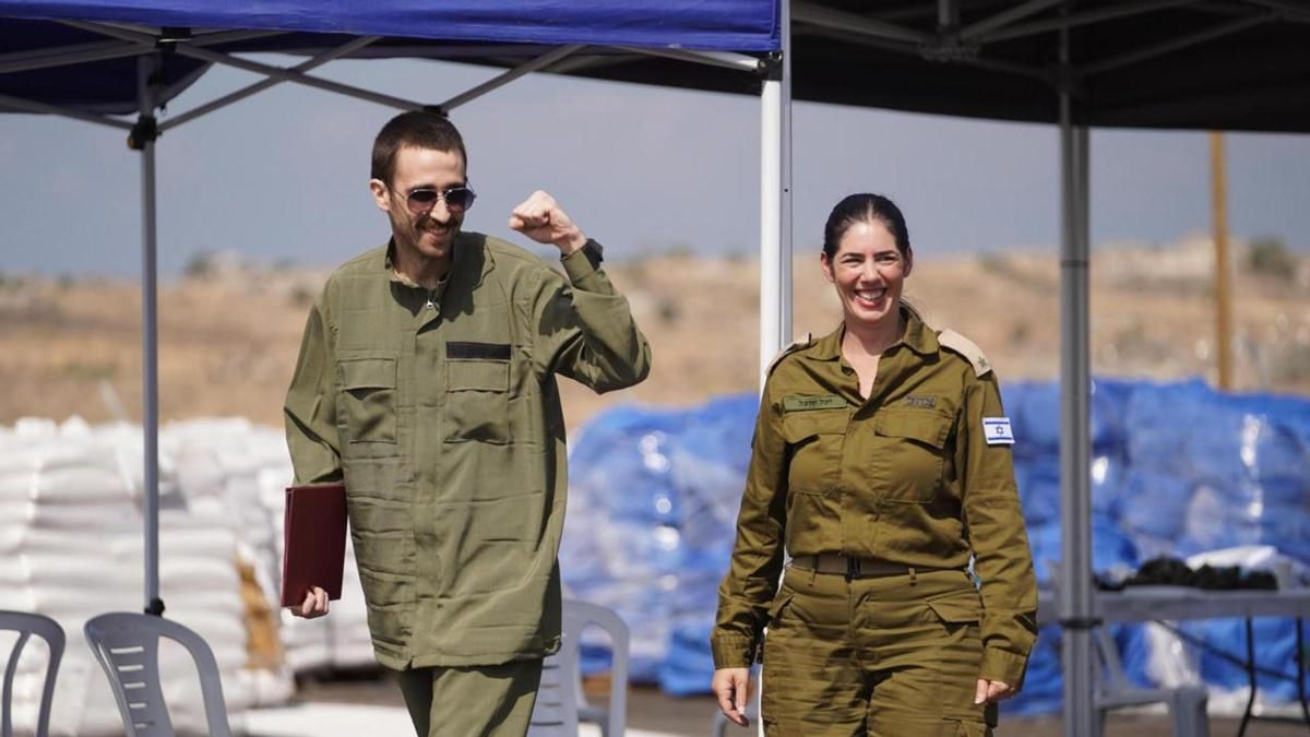 Avinatan Or a su llegada a Jerusalén este lunes.