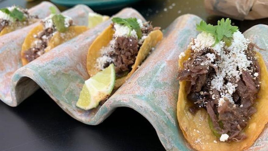Taco de cochino negro