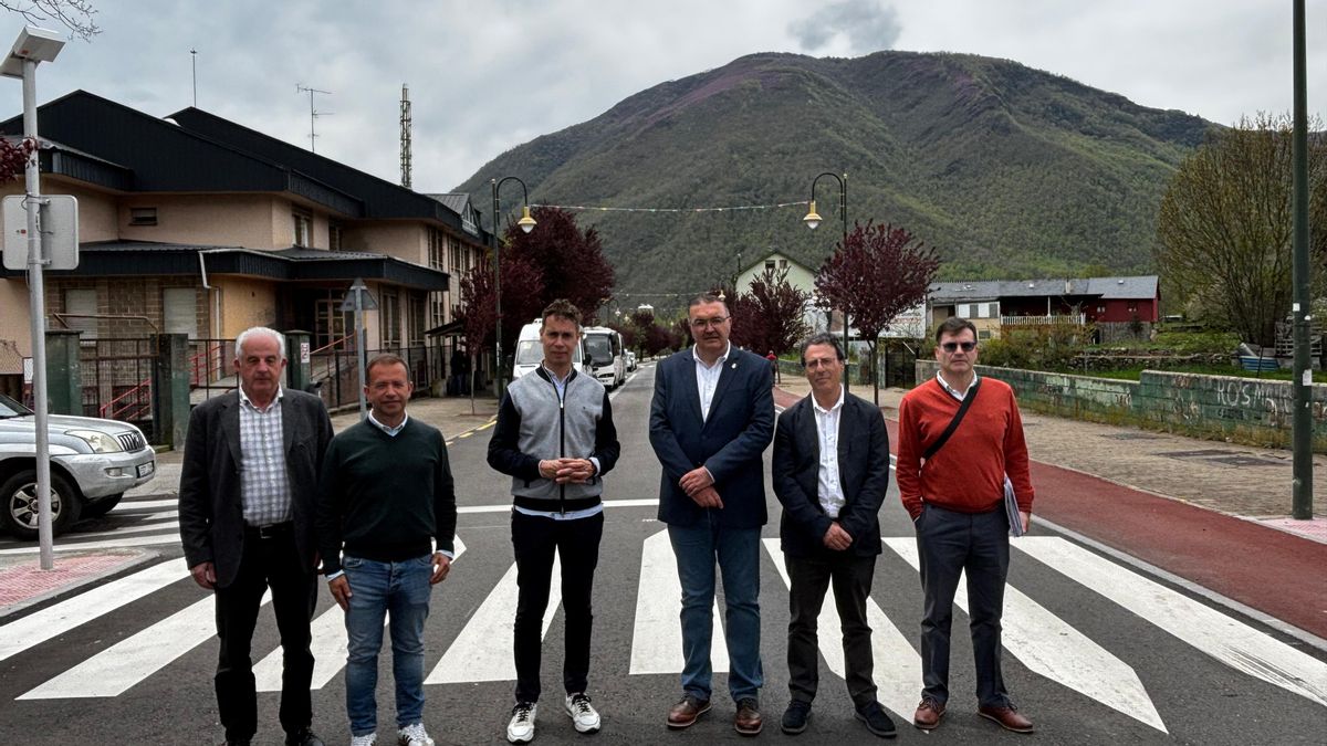 La Diputación de León destina más de 170.000 euros a mejorar 546 metros de carretera en Villablino.