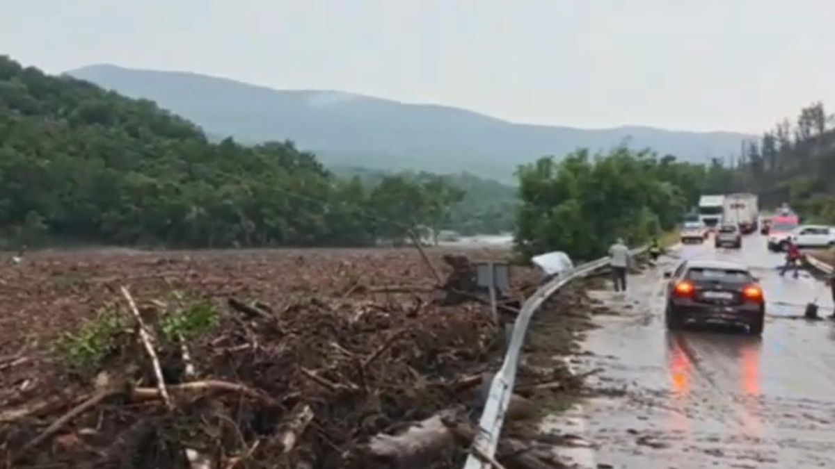 Las fuertes tormentas provocan destrozos e inundaciones en el este de Ourense y el sur de Lugo