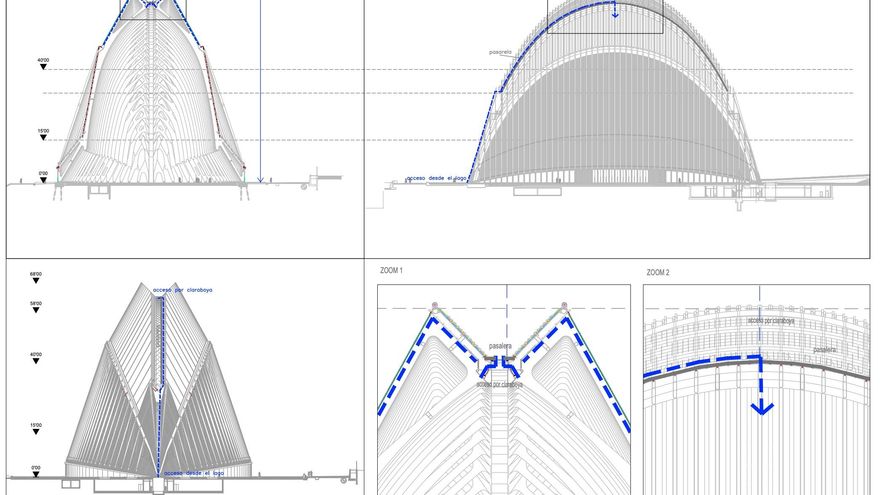 Una última capa de pintura en el Ágora de Calatrava por 1,8 millones para entregarla sin "incidencias" a Caixaforum