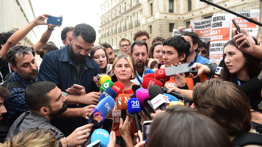 La portavoz del Sindicato de Inquilinas de Madrid, Valeria Racu.