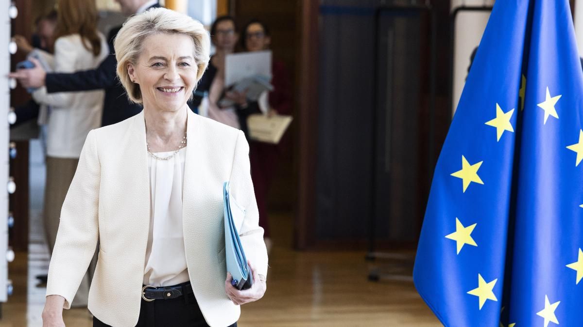 La presidenta de la Comisión Europea, Ursula von der Leyen.