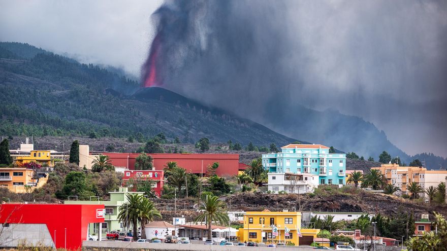 Avance de la lava en La Palma. / FOTO: Abián San Gil Hernández