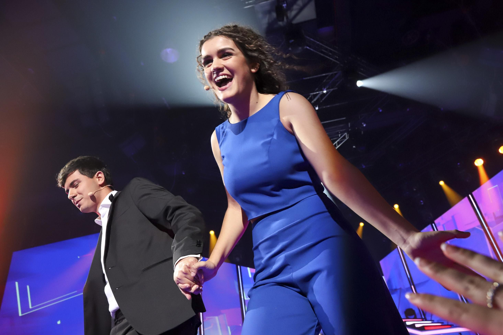 Amaia y Alfred en la Gala 3 de OT 2017