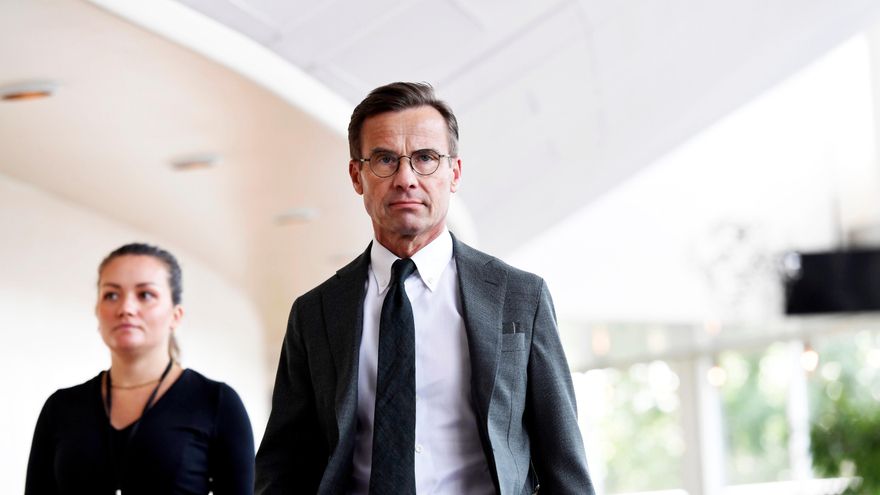 El líder conservador sueco, Ulf Kristersson. EFE/EPA/Stina Stjernkvist