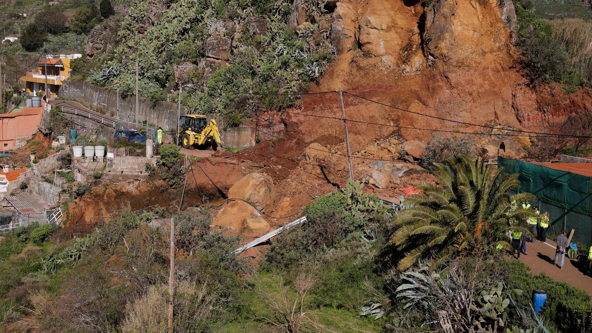 Gran Canaria inicia obras de emergencia en las 12 carreteras más afectadas por Therese