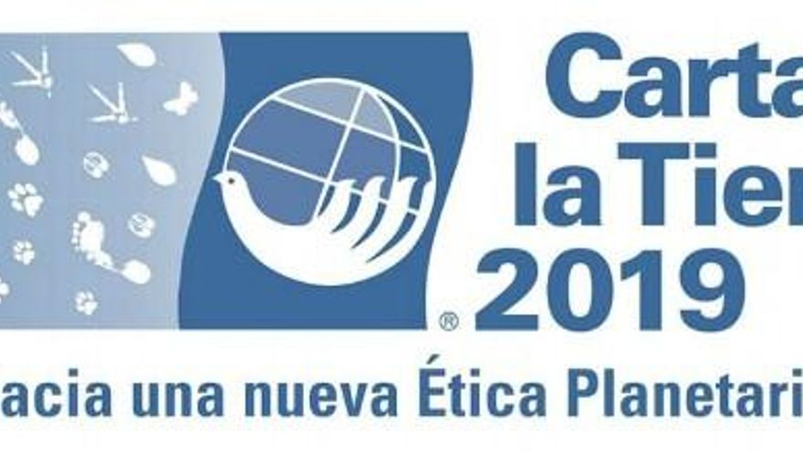Slogan Carta de la Tierra 2019.