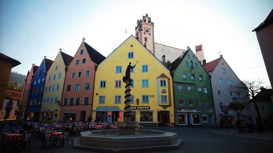 Casco histórico de Füssen.