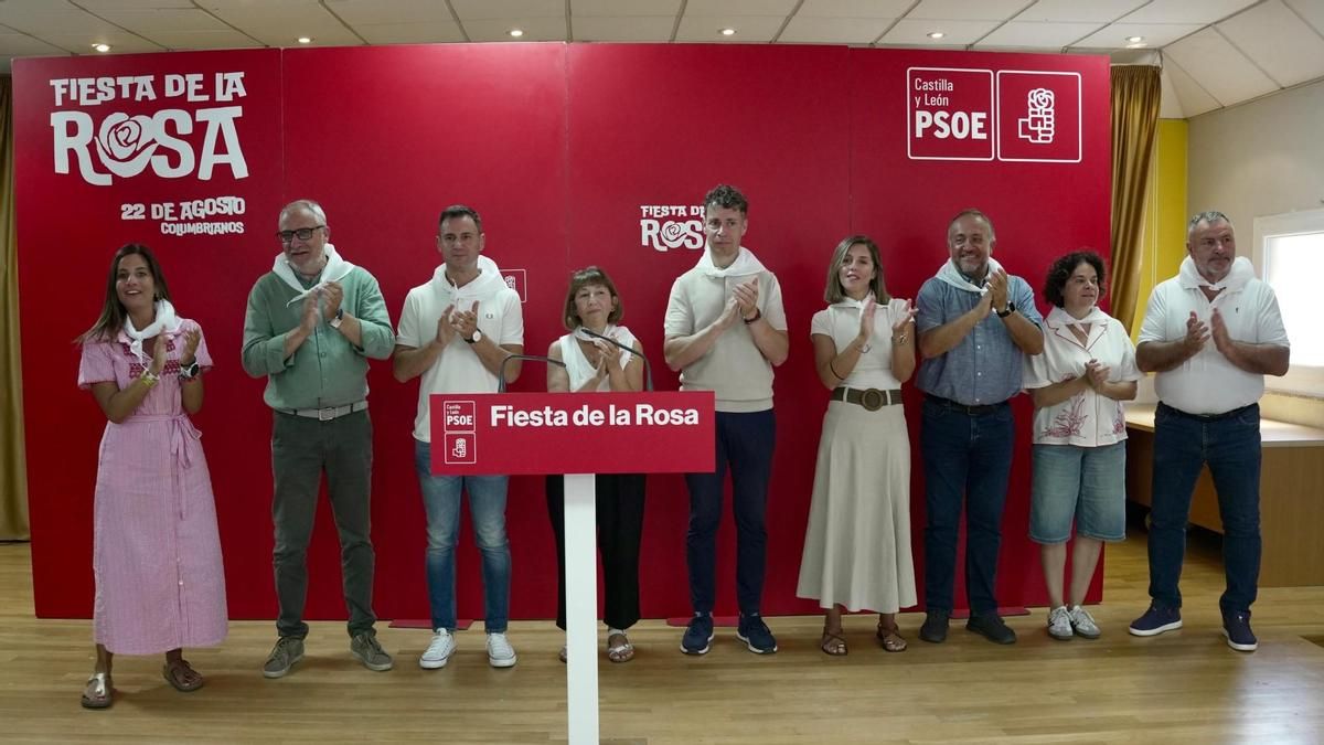 El PSOE celebra la Fiesta de la Rosa en Ponferrada criticando a la Junta su nefasta gestión de incendios forestales
