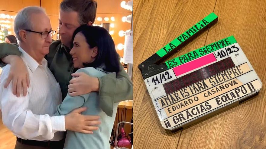 'Amar es para siempre' ya es historia: termina el rodaje de la serie con lágrimas y un abrazo de "familia"