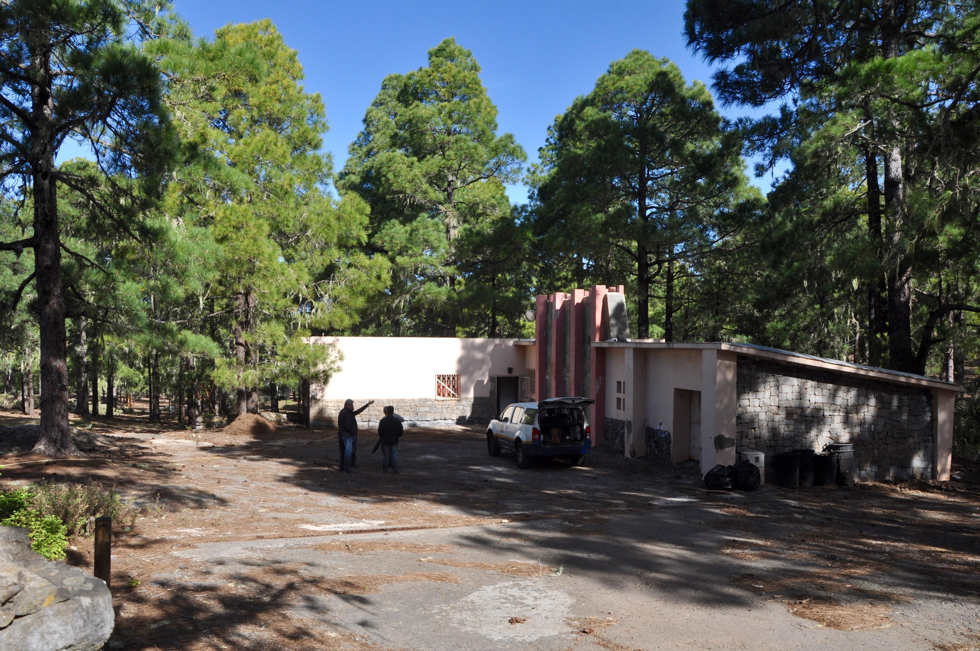 Instalaciones del Campamento de Tamadaba, en Agaete. (Ángel Sarmiento)