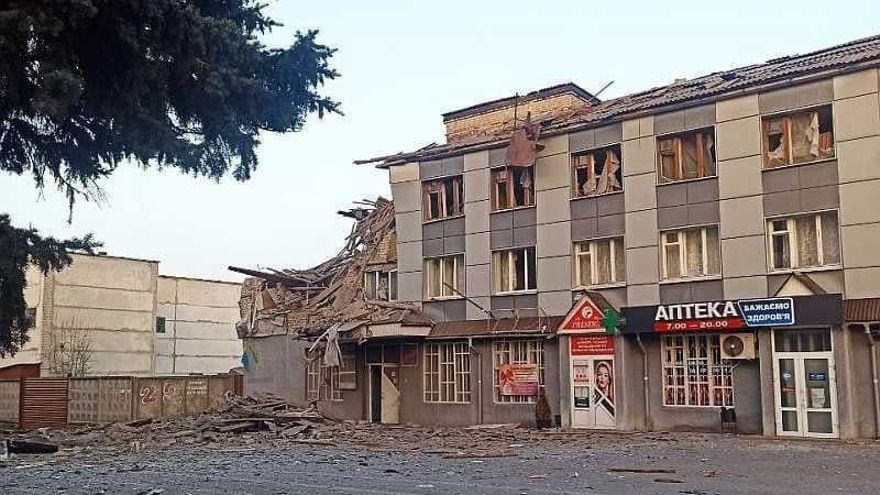 Ataques rusos en Kreminna.