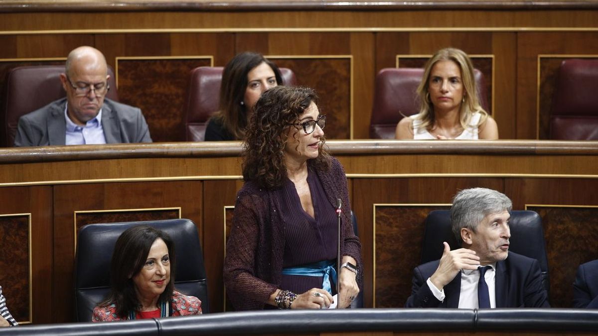 La ministra de Hacienda, María Jesús Montero.