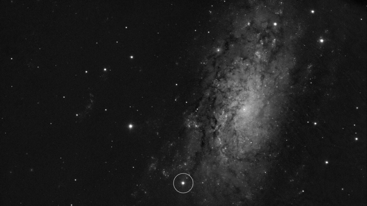 La supernova SN 2024ggi en la galaxia NGC 3621.