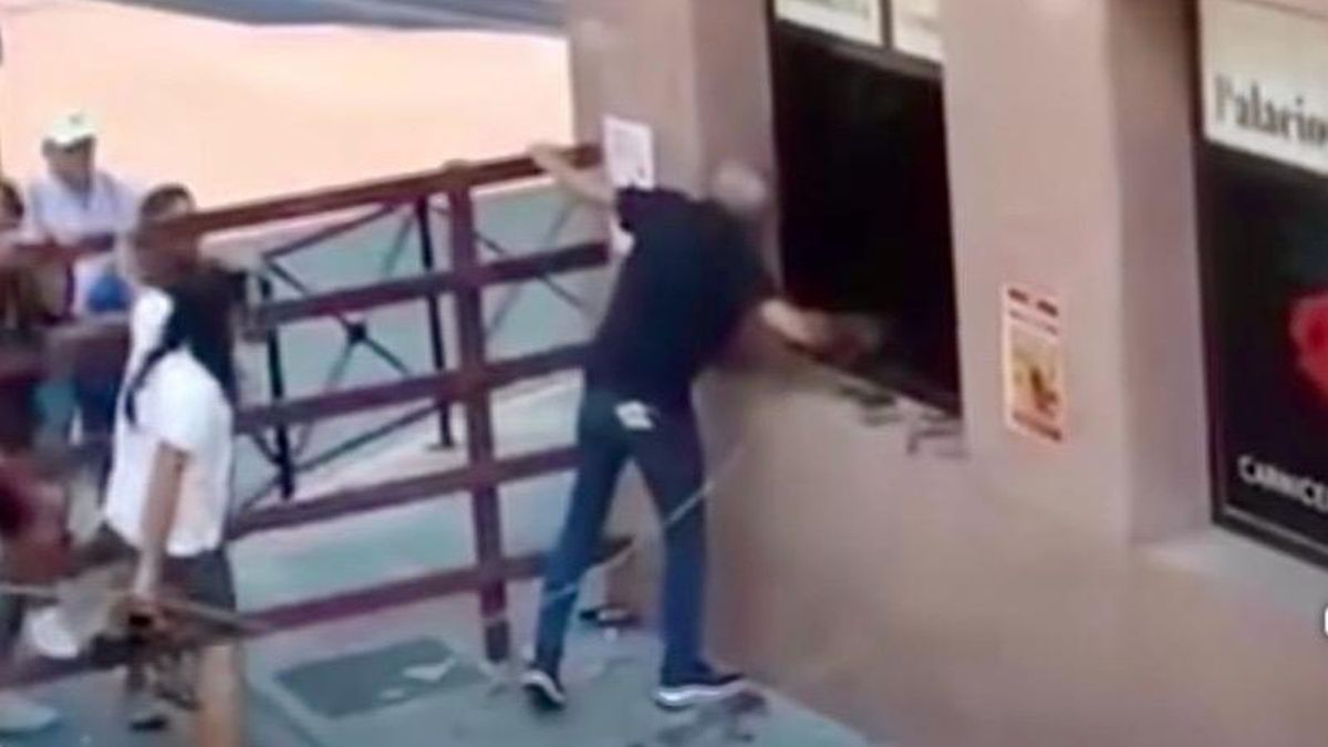 Un 'afortunado' despiste en Lardero: el olvido de unas llaves evita daños personales en el ataque de una vaca a una carnicería