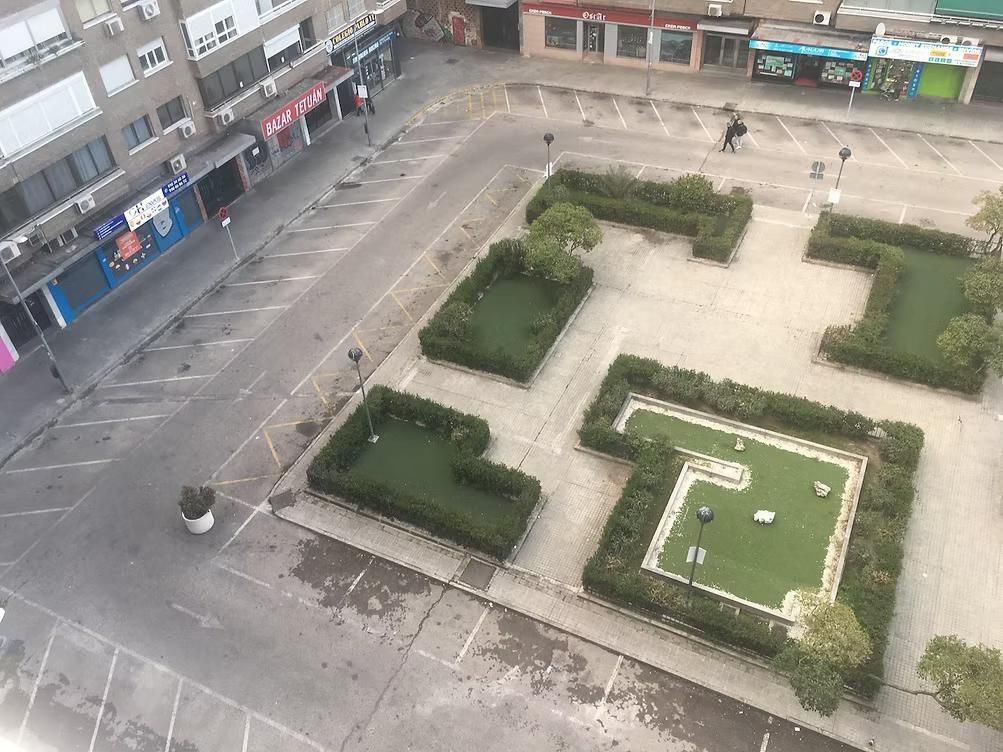 La plaza a orillas de la calle de Bravo Murillo recuerda el espacio donde estuvo el coso taurino