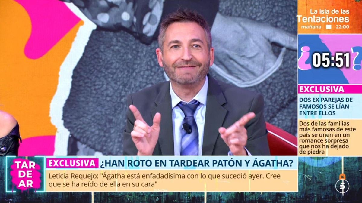 Frank Blanco, en el plató de 'TardeAR'