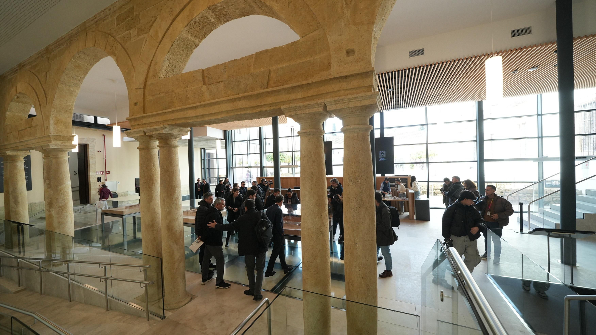 Presentación del nuevo Centro de Interpretación y Recepción de la Mezquita-Catedral. Patio de San Eulogio.