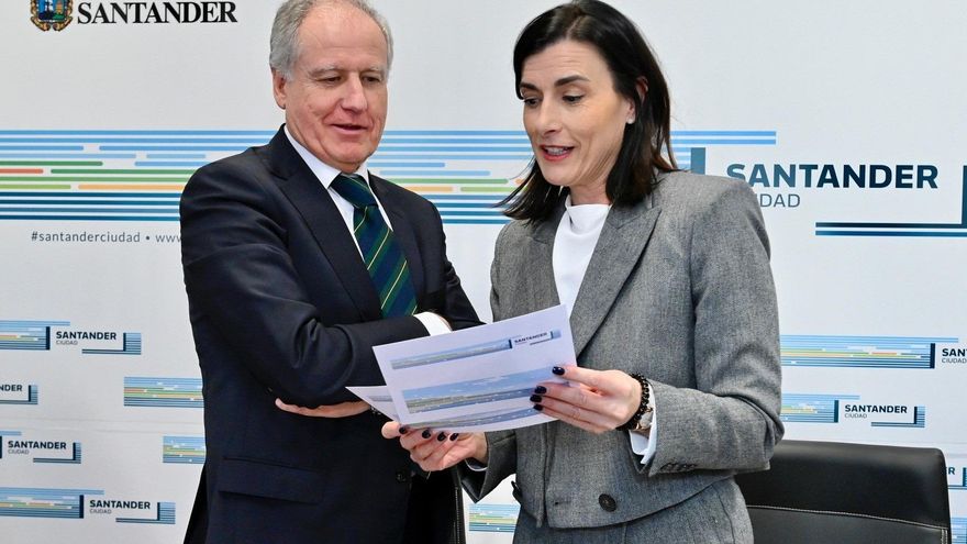 Eduardo Arasti y Gema Igual en rueda de prensa.