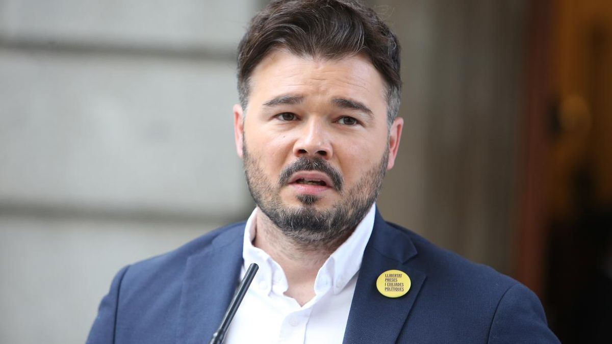 El portavoz de ERC en el Congreso, Gabriel Rufián