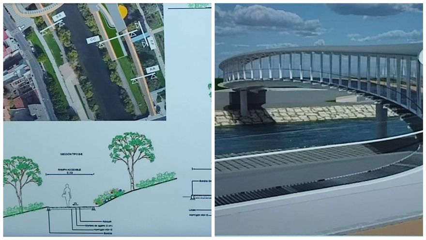 La 'megapasarela' del Bernesga que amenazaba 26 árboles en el río de León queda desierta por segunda vez