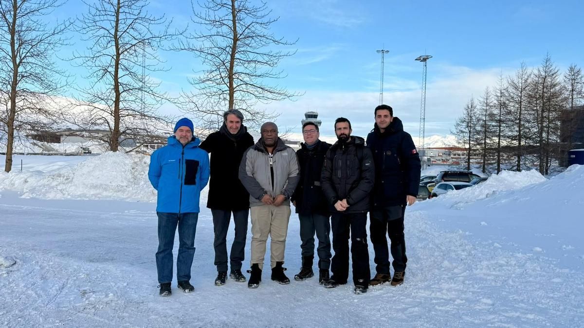El equipo de la UCO, Comité Oleícola Internacional y FAO, en Noruega este jueves.