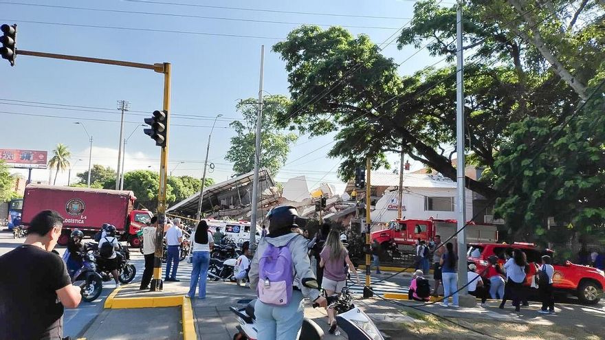 Los efectos del terremoto en Cali.