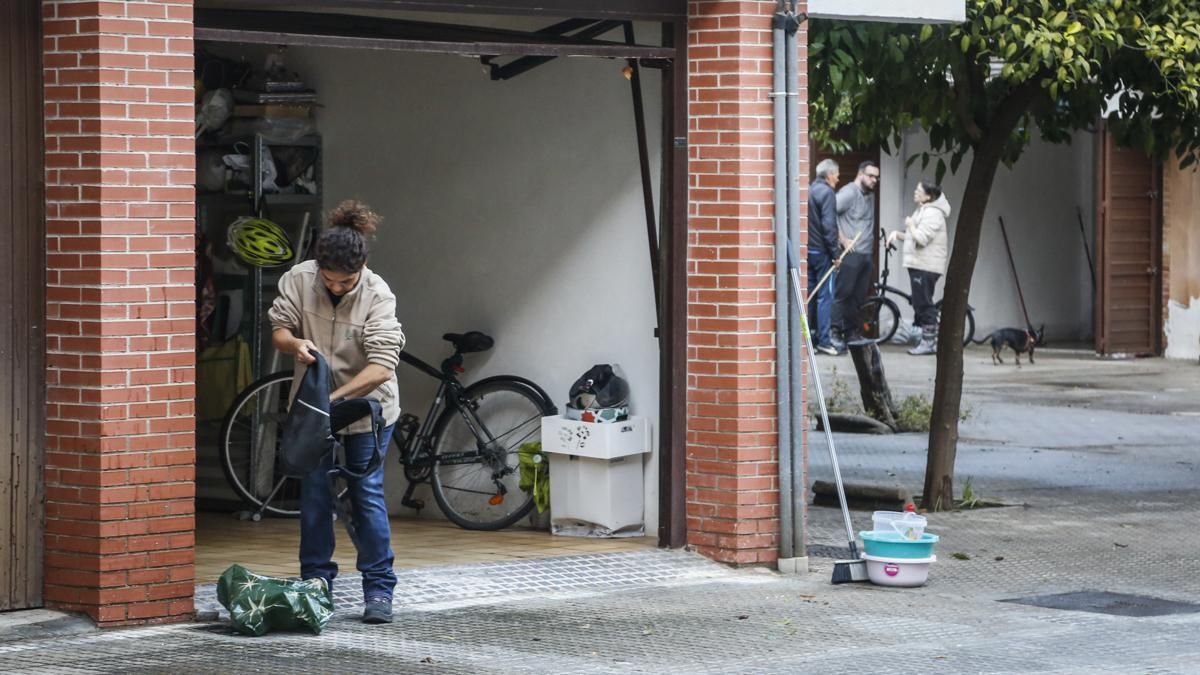 Daños por la lluvia en avenida del Corregidor