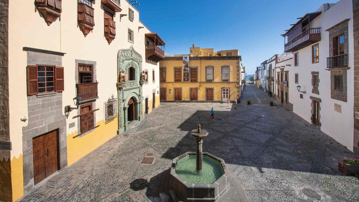 La Plaza del Pilar Nuevo, en Vegueta.