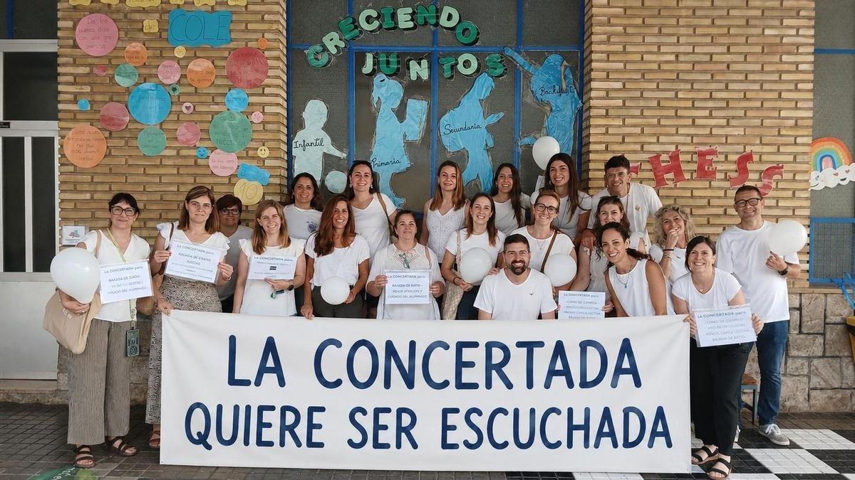 Primera jornada de paros y movilizaciones en la enseñanza concertada valenciana