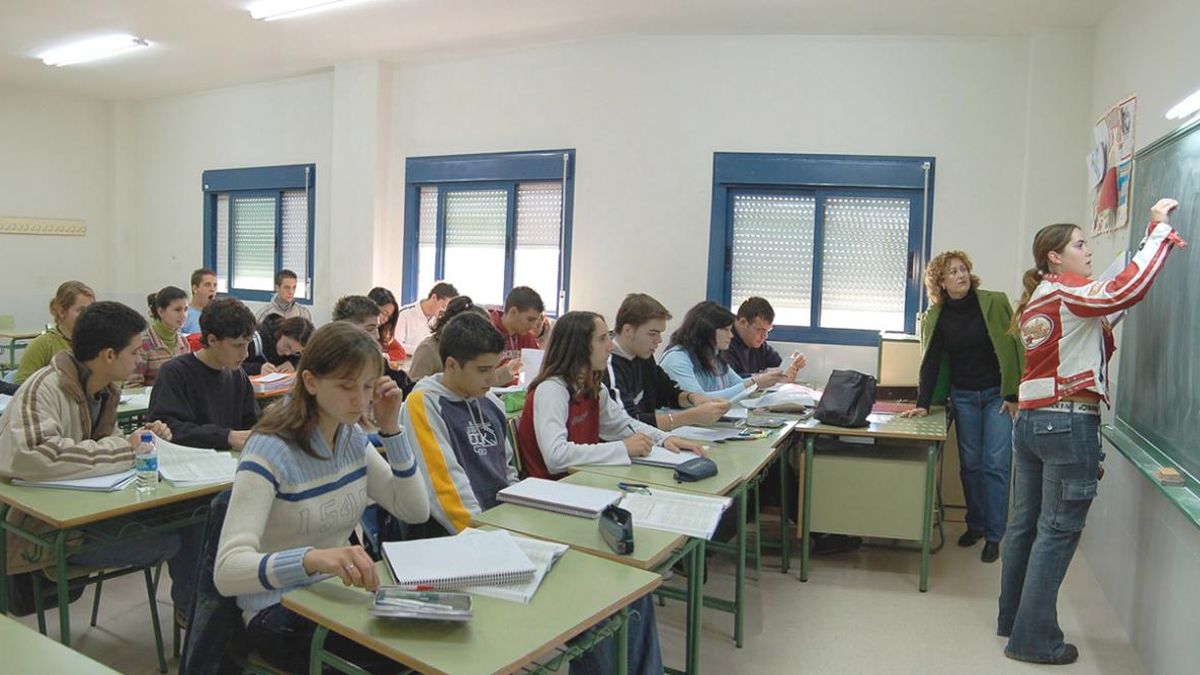Foto de archivo de un centro educativo gallego.