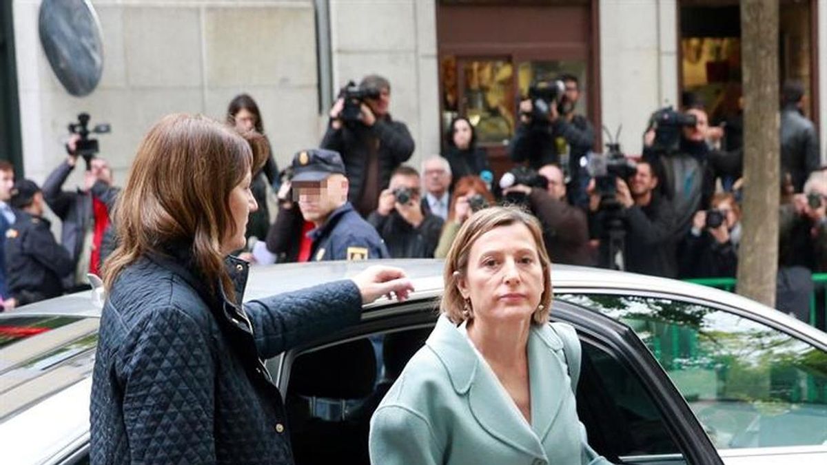 Forcadell, a su llegada al Supremo la semana pasada