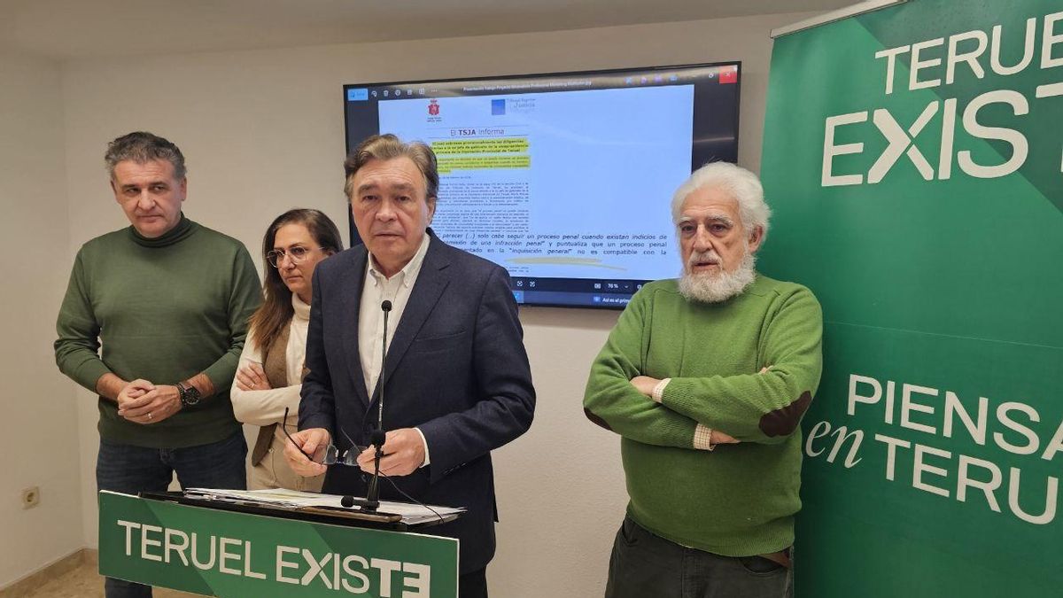 Guitarte denuncia una trama contra la Coalición Existe el 8F y ataca los medios y al presidente de la Diputación de Teruel